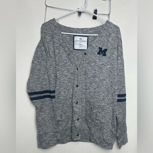 Womens University of Michigan Colosseum Varsity Sweater XL